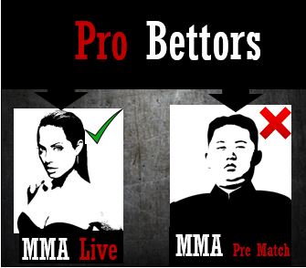 MMA pro bettors